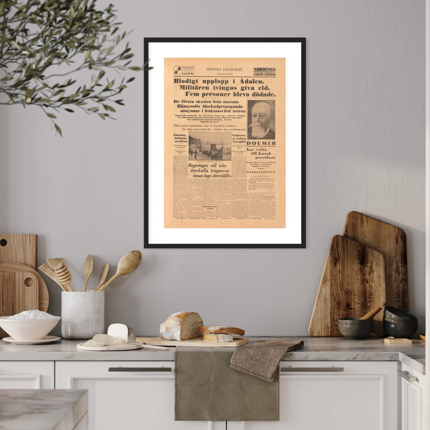 Poster skotten i Ådalen 1931