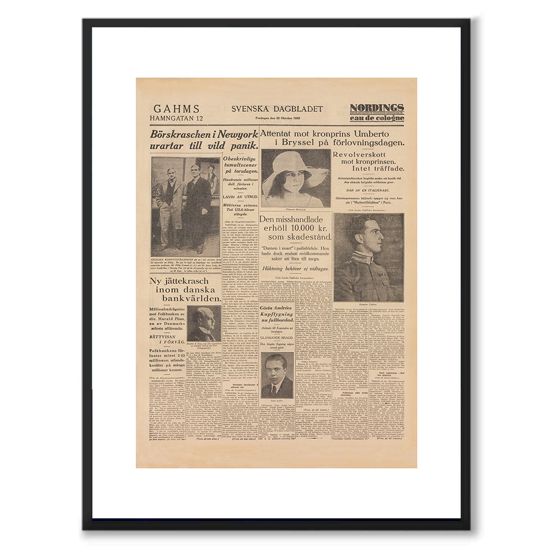 Poster börskraschen New york 1929 svenska dagbladet