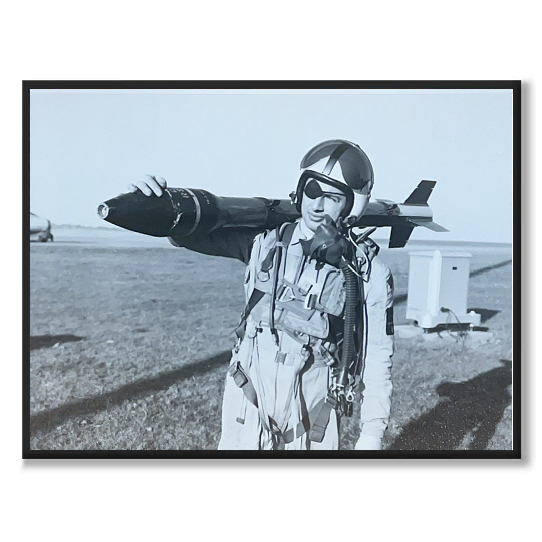 Poster flygvapnet sidewinder fältflygare F4