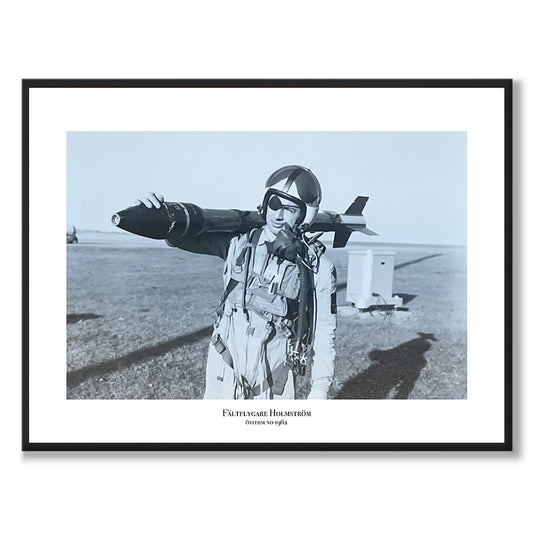 Poster flygvapnet sidewinder fältflygare F4