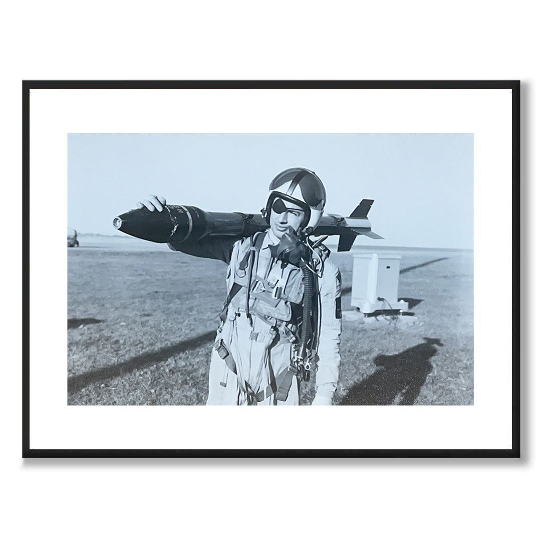 Poster flygvapnet sidewinder fältflygare F4