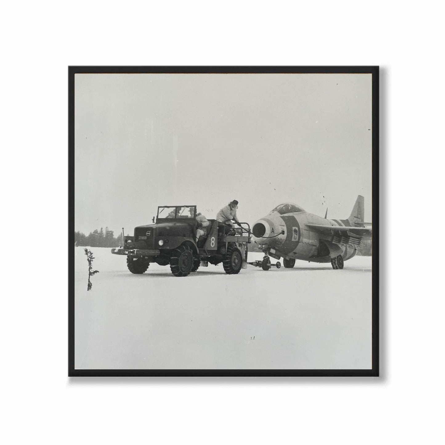 Poster flygvapnet fotografi J29