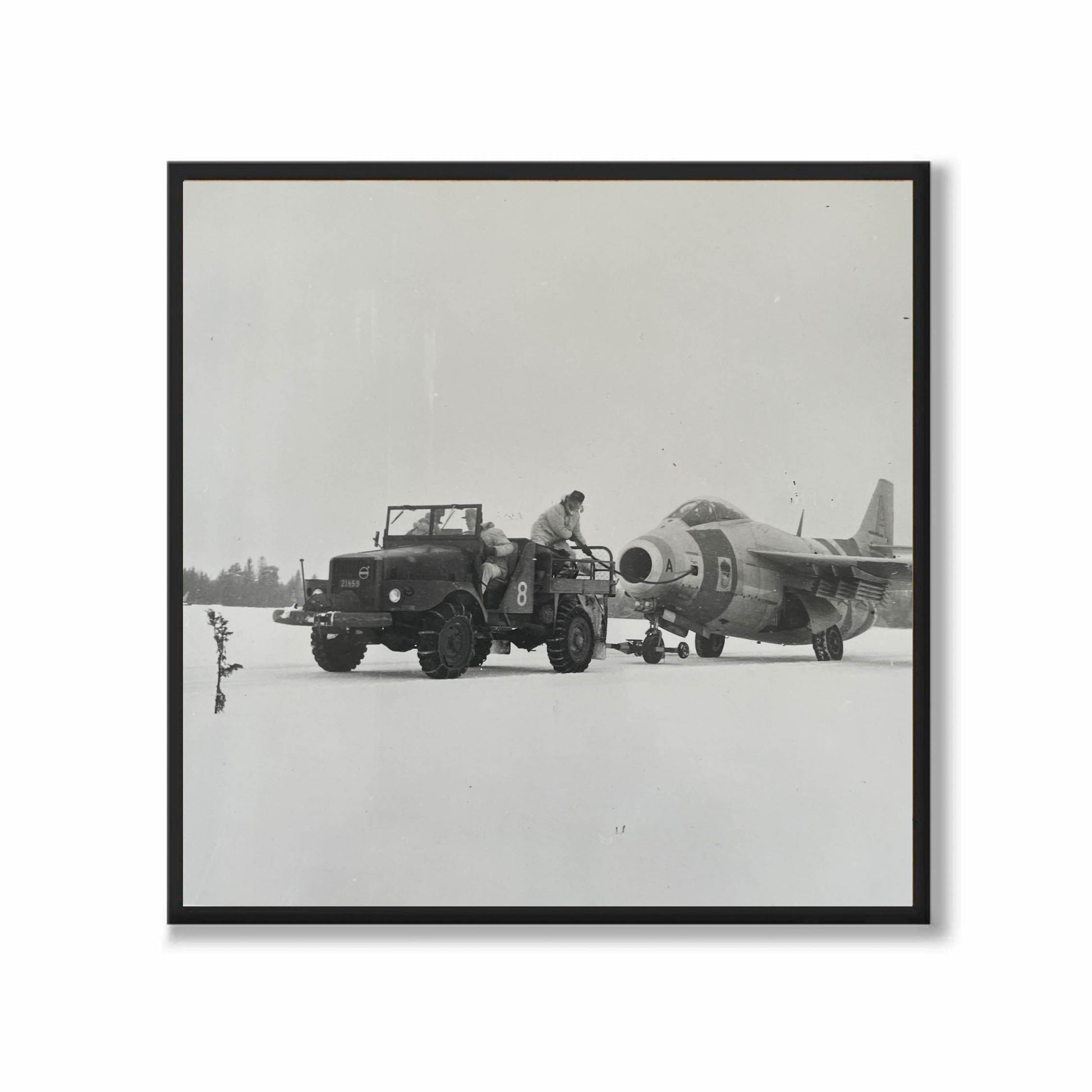 Poster flygvapnet fotografi J29
