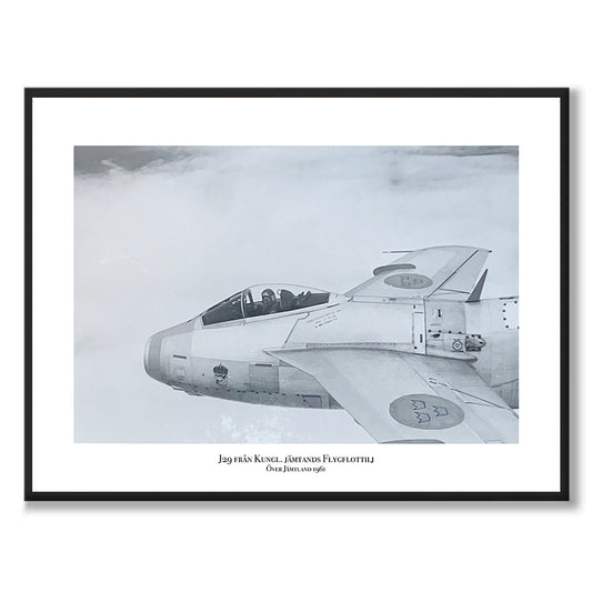 Poster flygvapnet fotografi J29