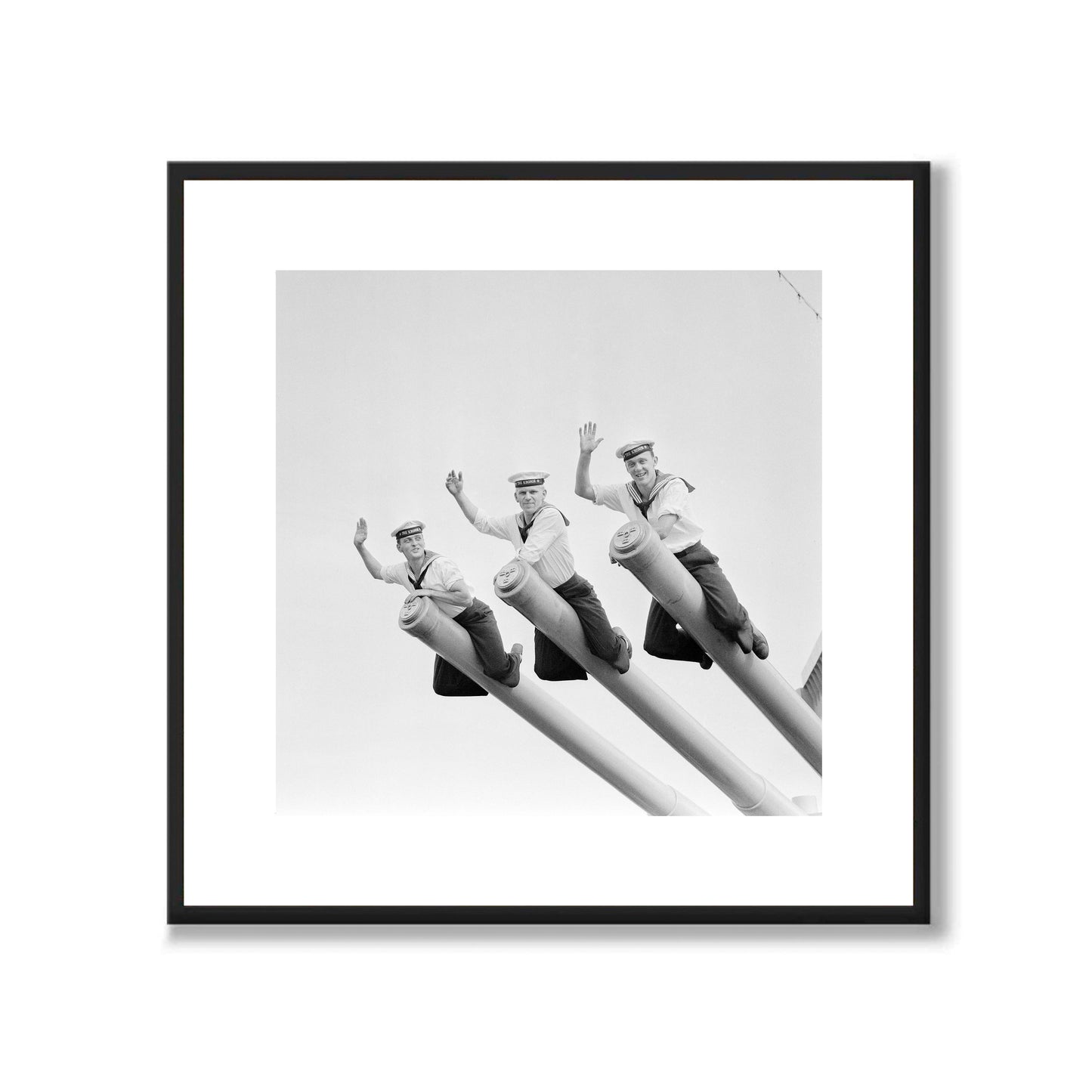Poster fotografi HMS Tre Kronor Djurgården Stockholm