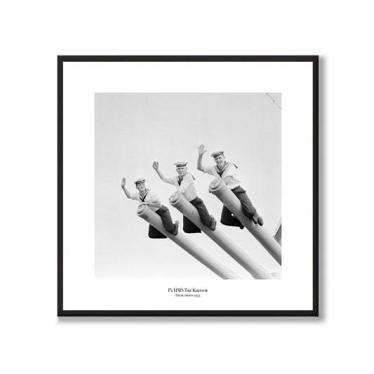 Poster fotografi HMS Tre Kronor Djurgården Stockholm