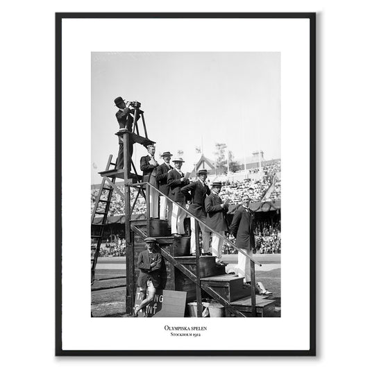 Poster fotografi Olympiska Spelen OS Stockholm Stadion Östermalm