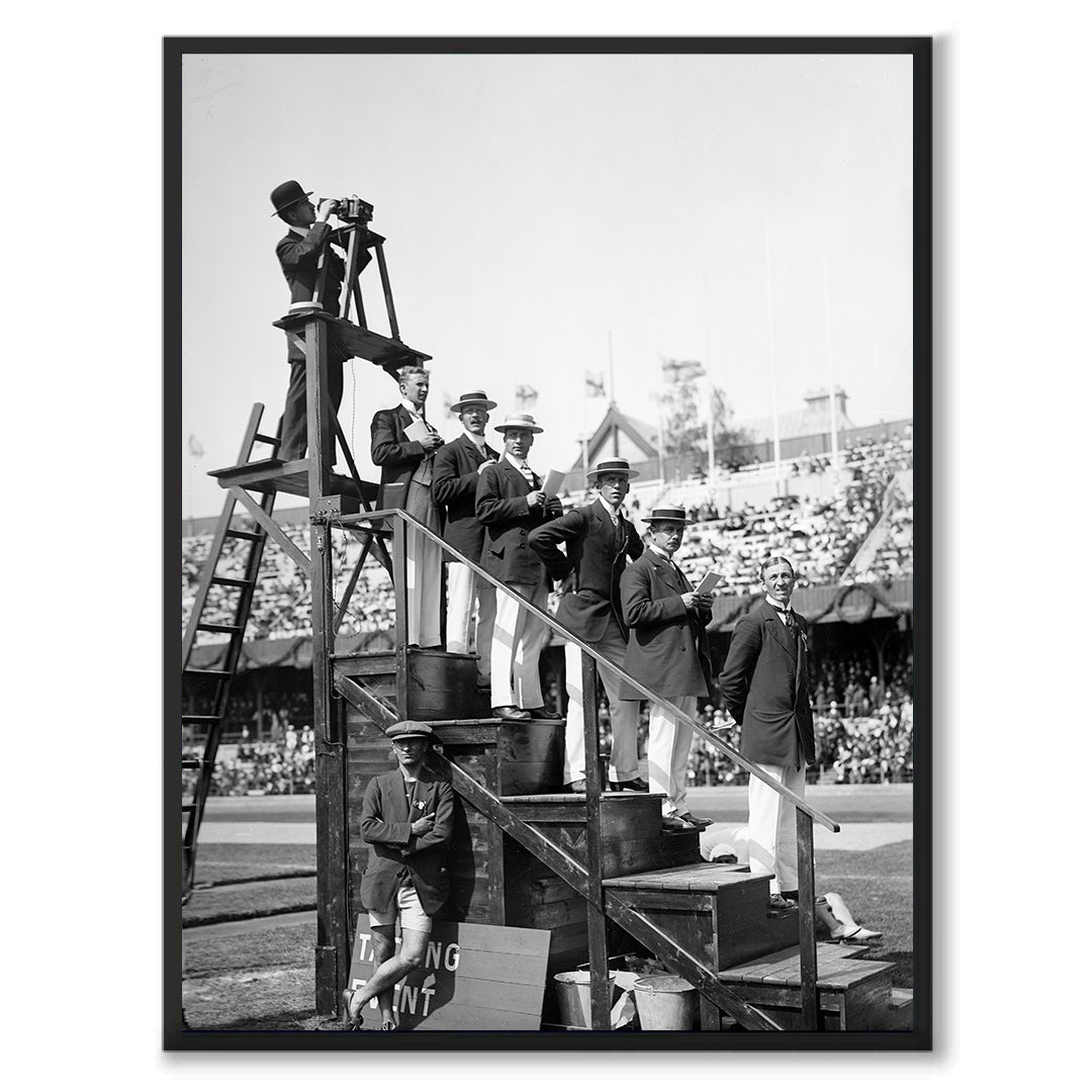 Poster fotografi Olympiska Spelen OS Stockholm Stadion Östermalm
