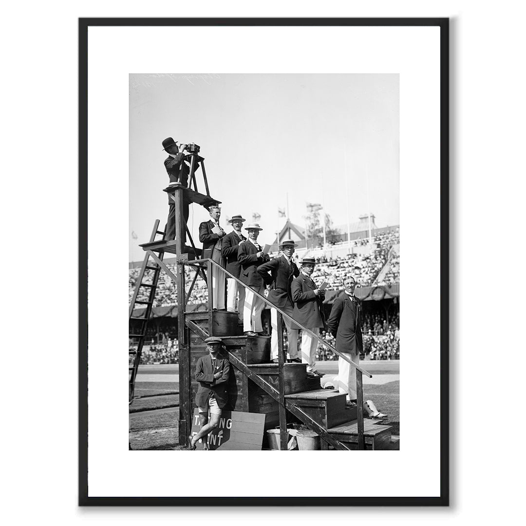Poster fotografi Olympiska Spelen OS Stockholm Stadion Östermalm