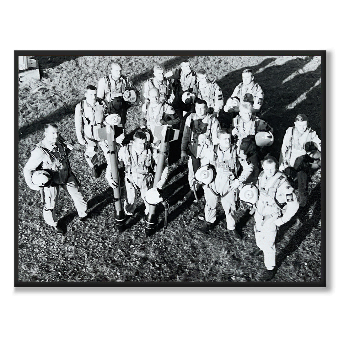 Poster fotografi flygvapnet piloter F4