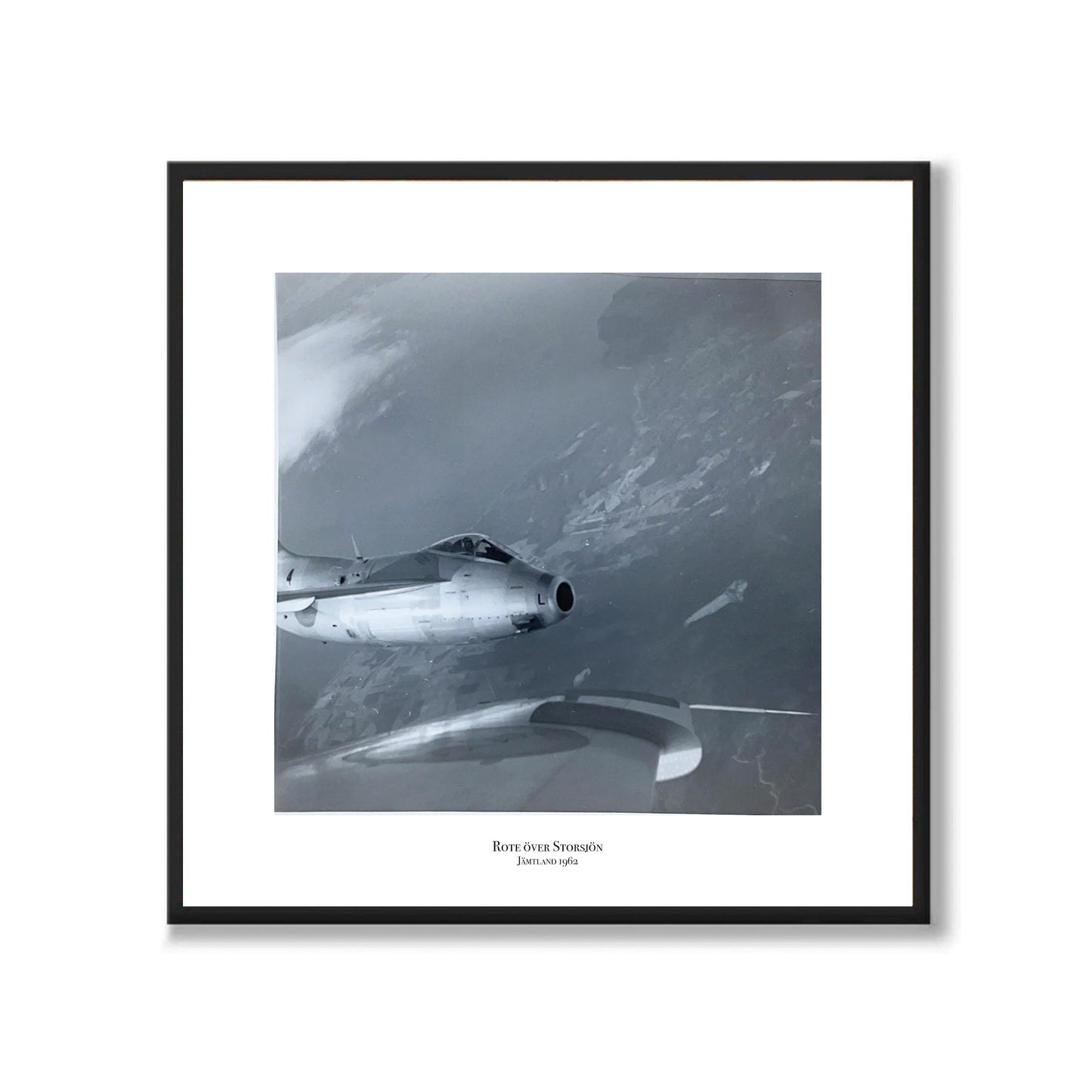 Poster fotografi flygvapnet J29