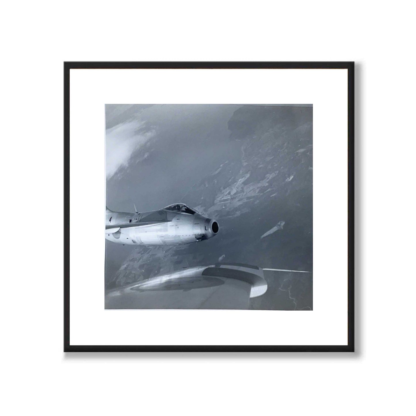 Poster fotografi flygvapnet J29 tunnan