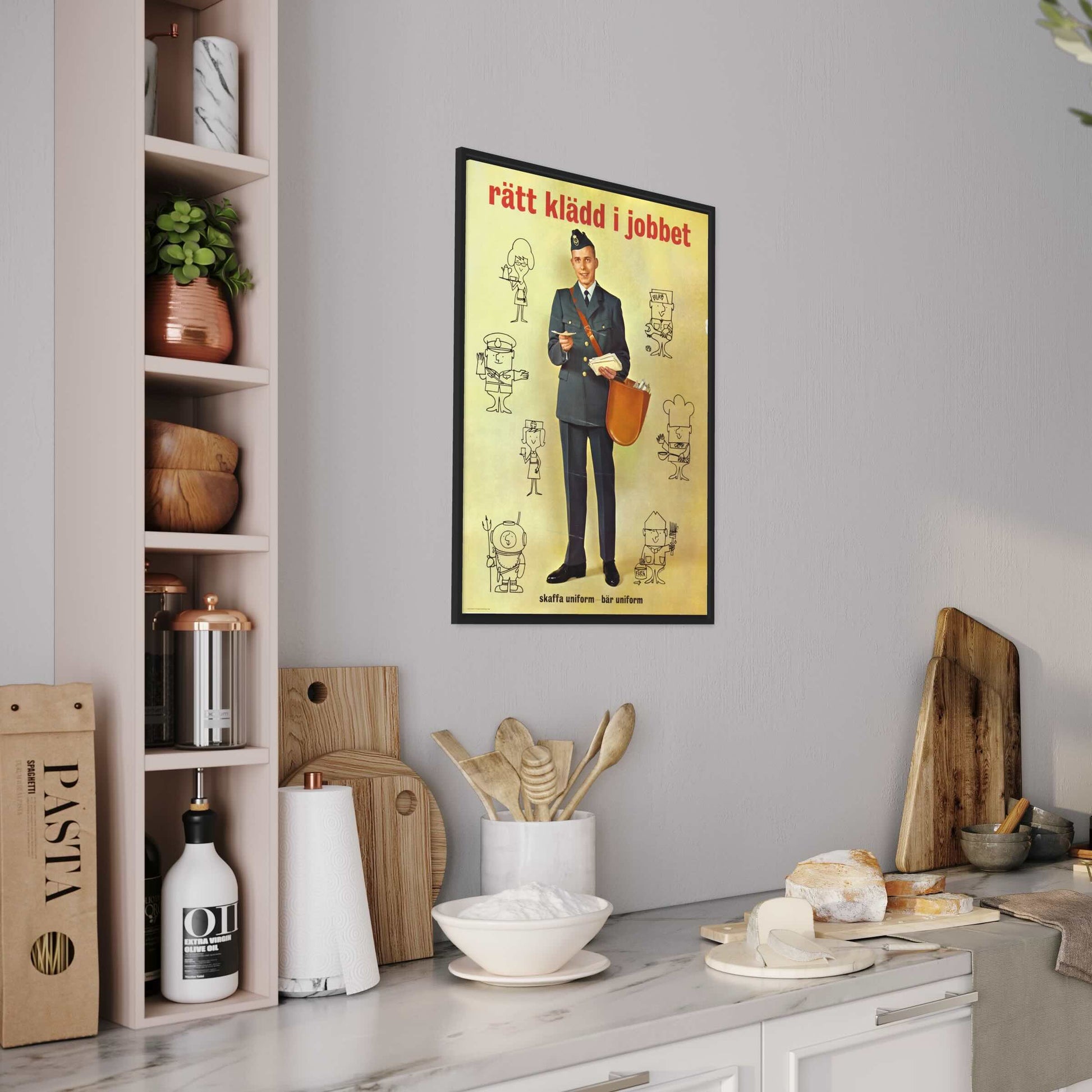Poster Postsparbanken Postverket posten skaffa uniform