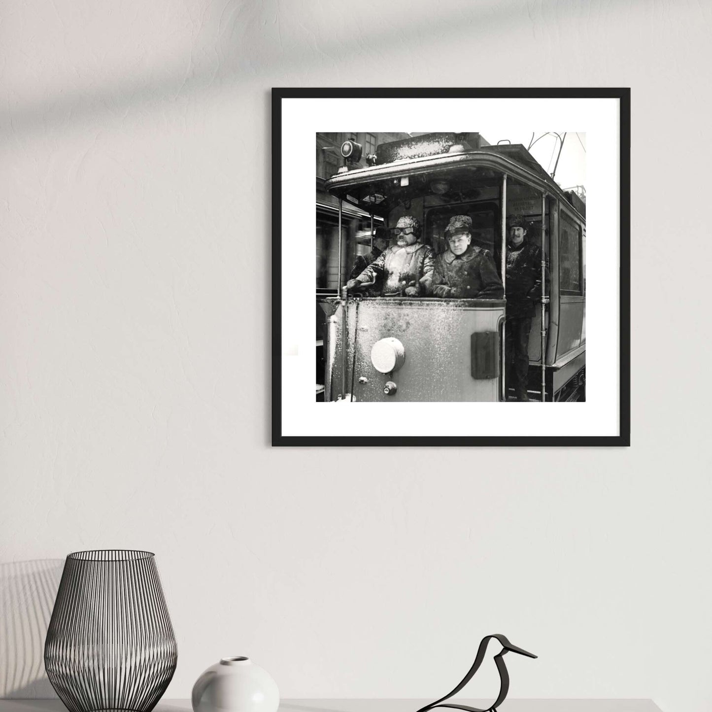 Poster fotografi spårvagn Stockholm sekelskifte 1908