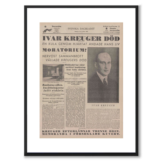 Poster kreugerkraschen kreuger självmord