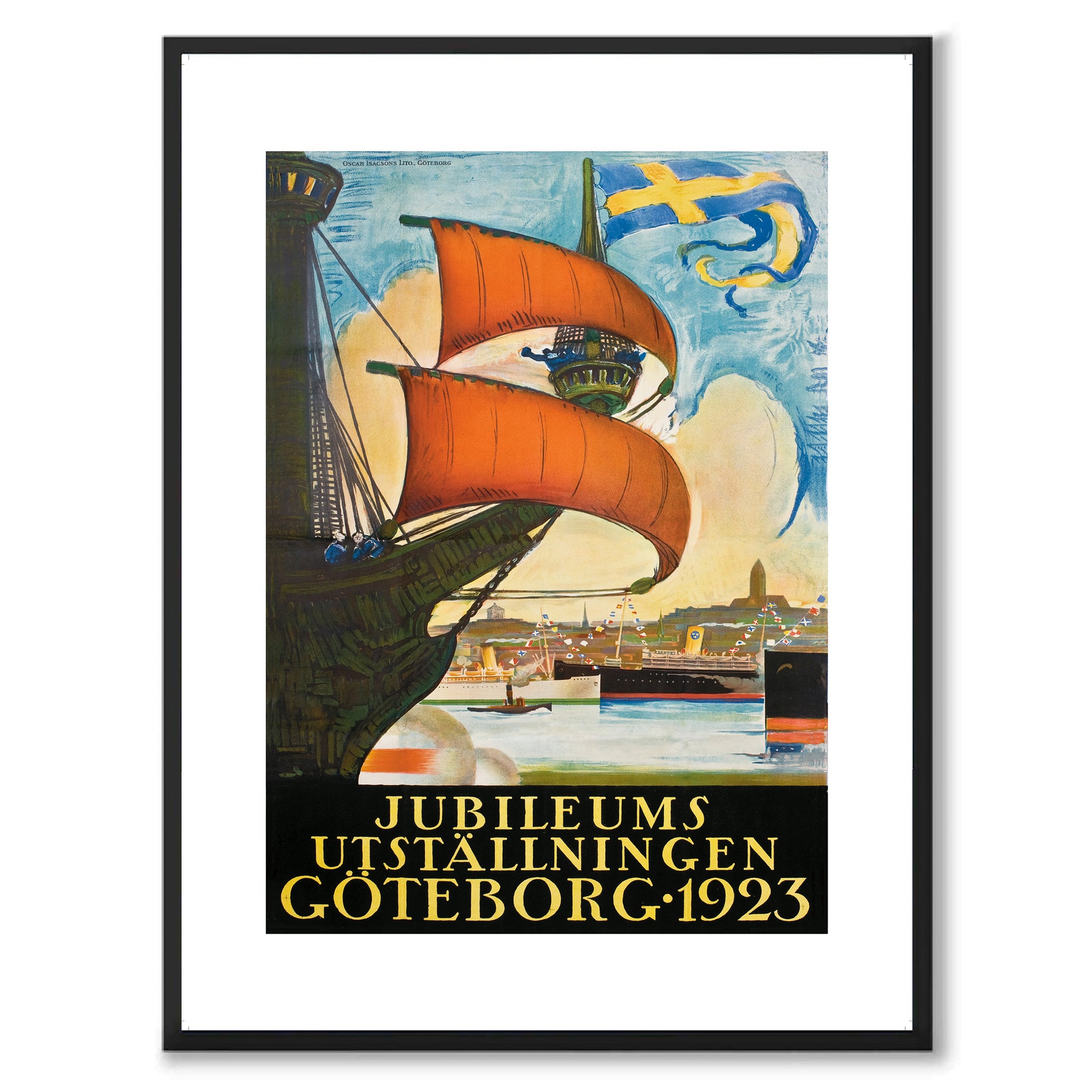 Poster jubileumsutställningen i Göteborg 1923