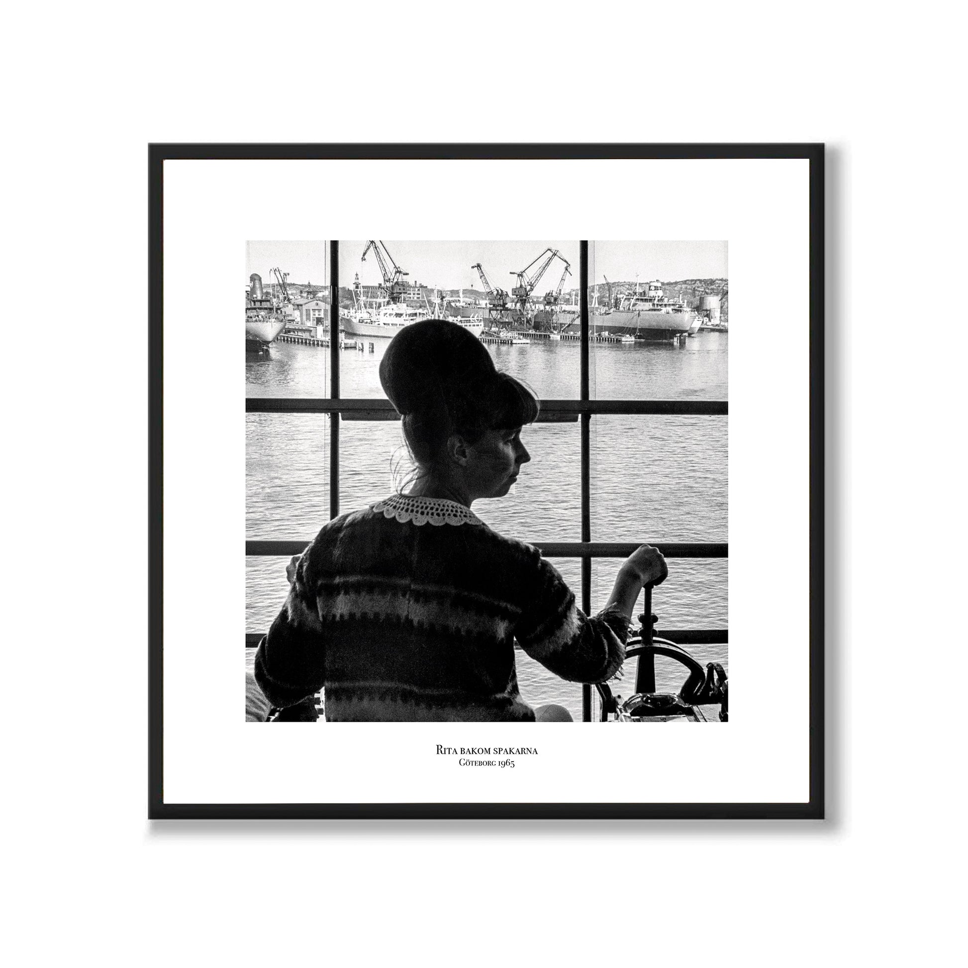Poster fotografi kran hamnen göteborg