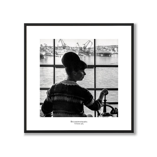 Poster fotografi kran hamnen göteborg