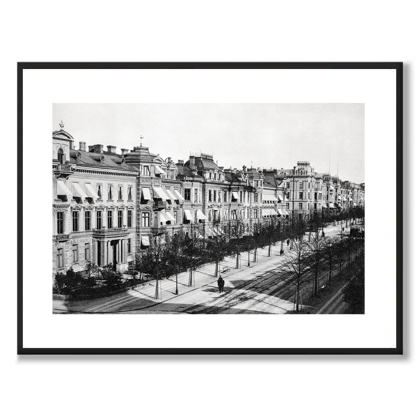Poster Kungsportsavenyn sekelskifte Göteborg Avenyn