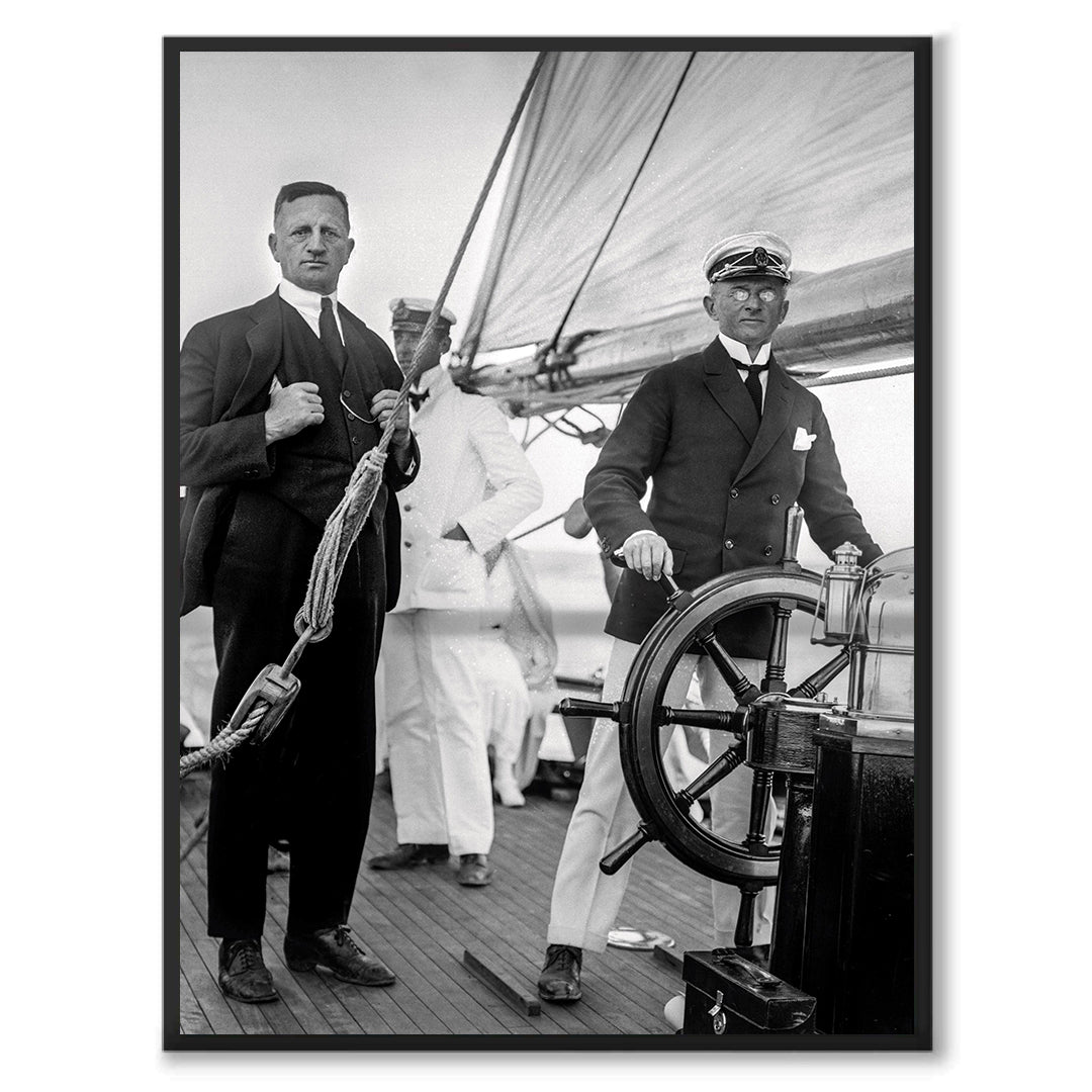 Poster Dan Broström Göteborg redare regatta segelbåt