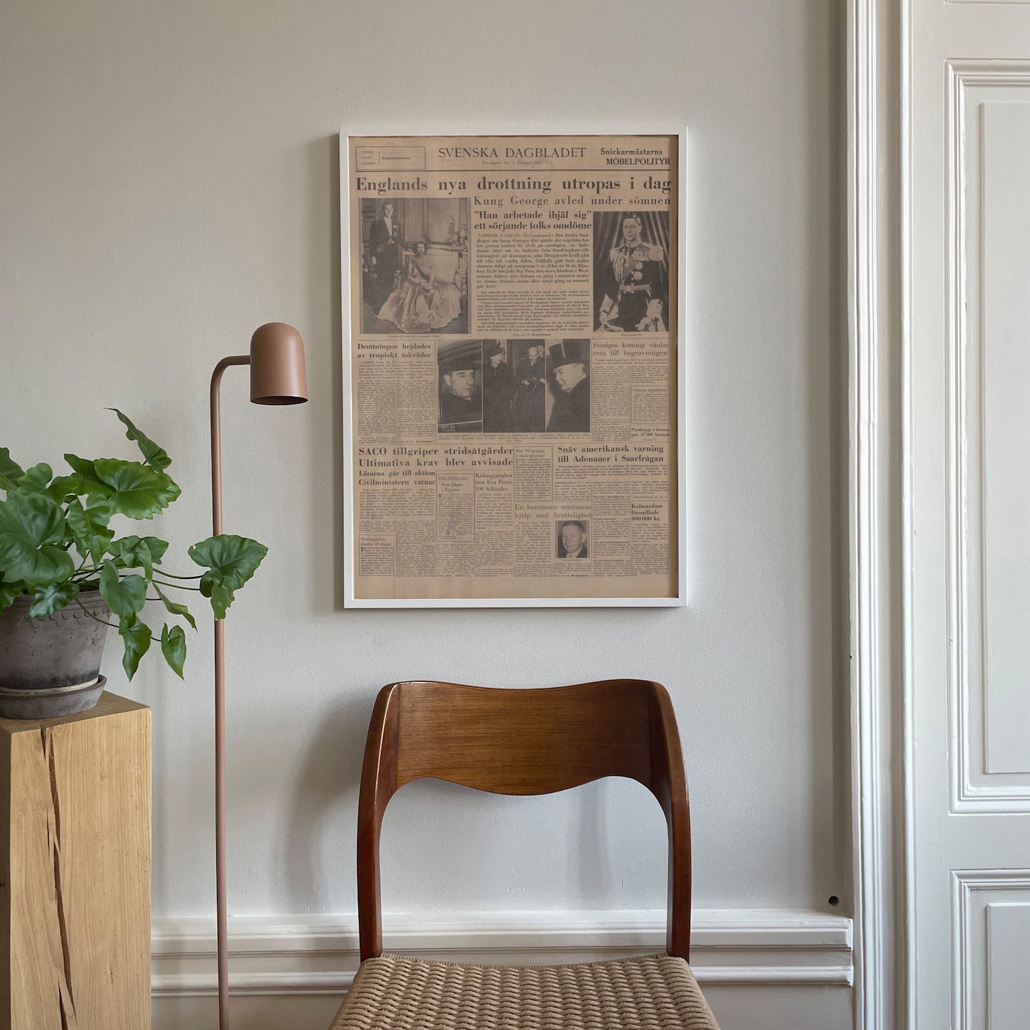 Poster Drottning Elizabeth II kröning