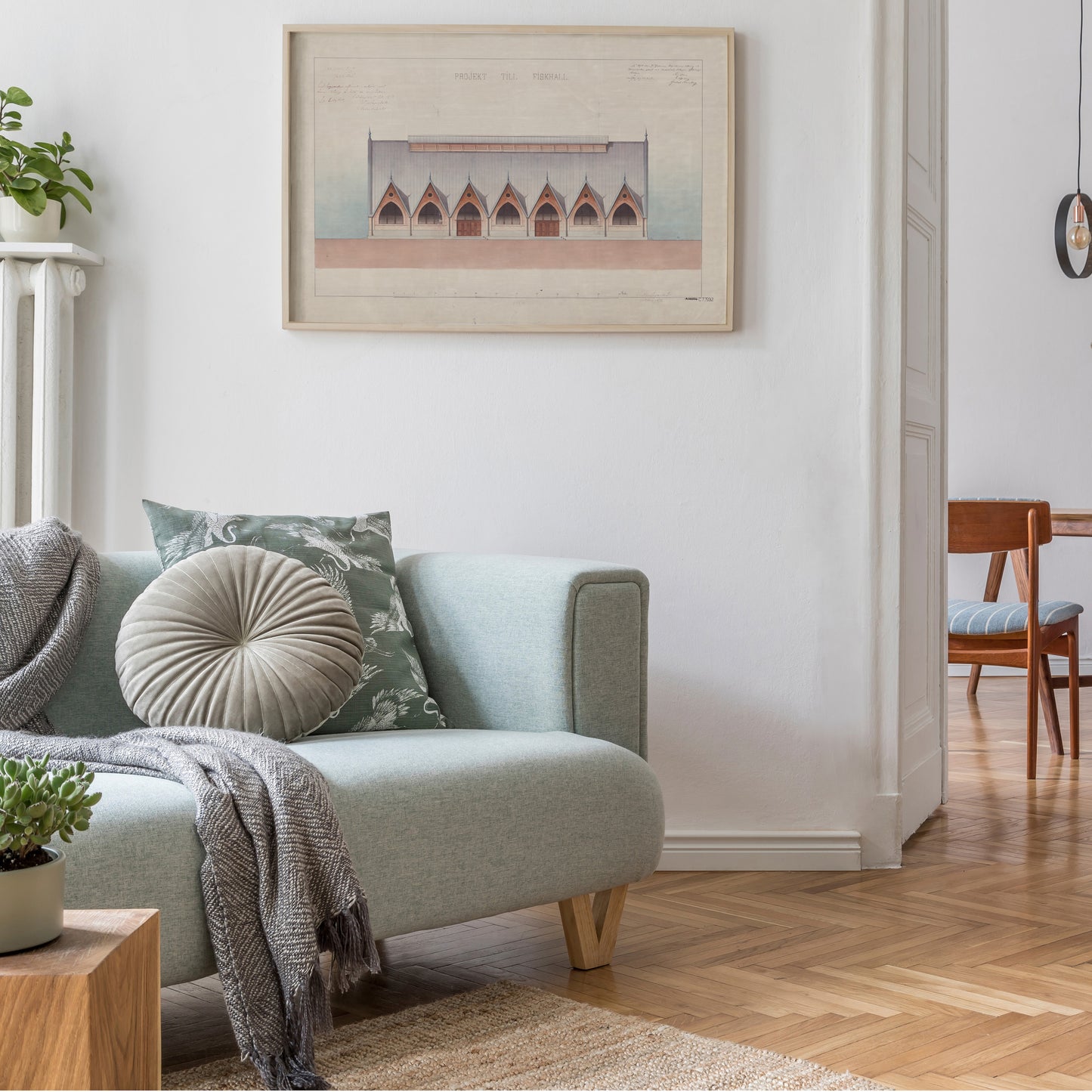 Poster fiskekyrkan feskekörka feskekôrka Göteborg originalritning gegerfelt