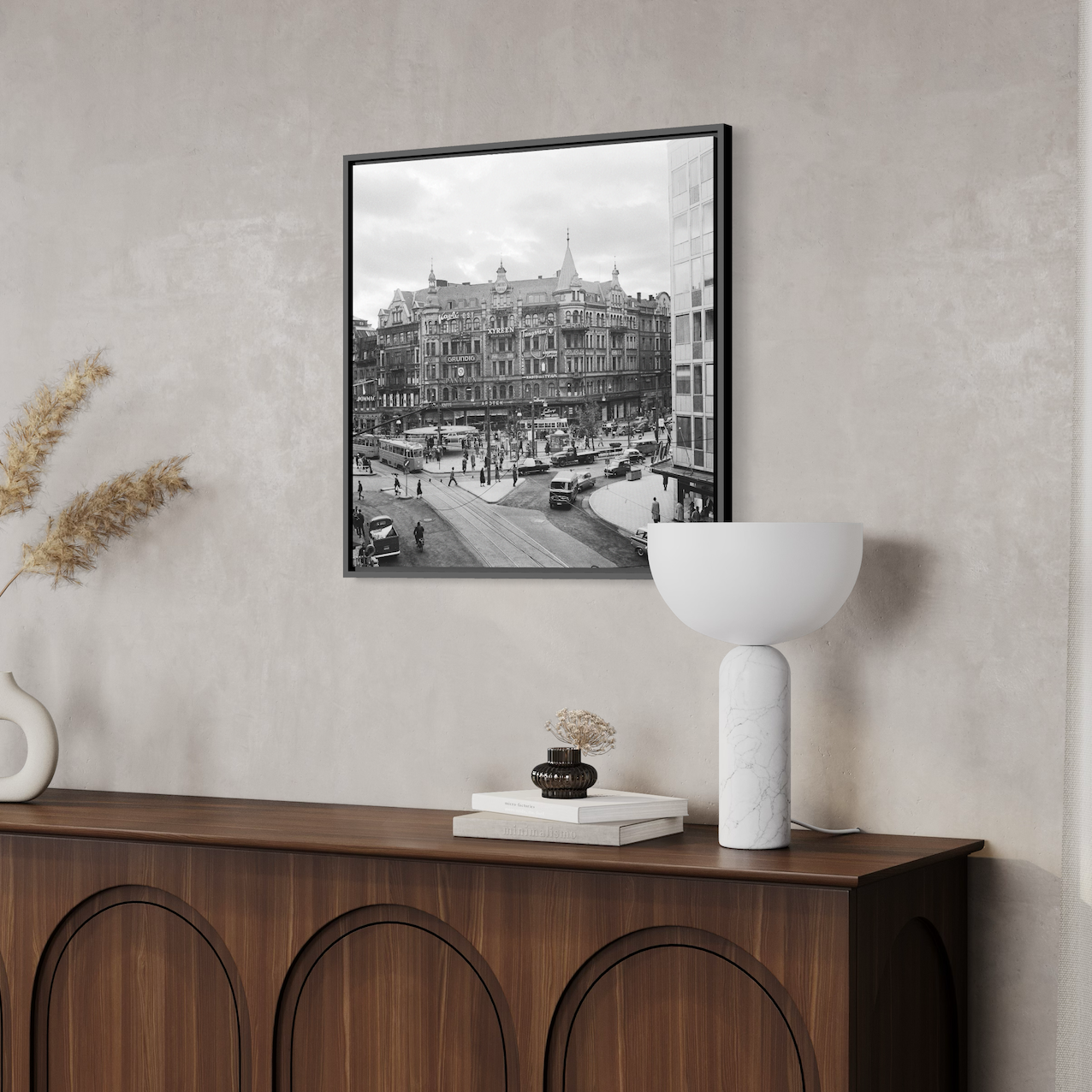 Poster fotografi utsikt mot stureplan stockholm