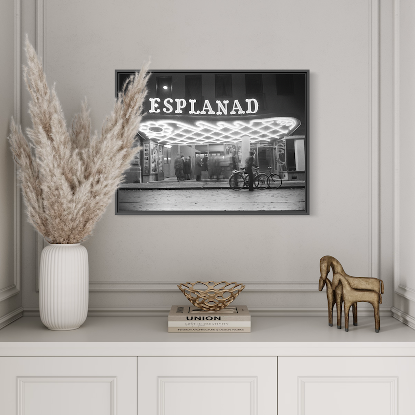 Poster Bio esplanad Karlavägen Stockholm