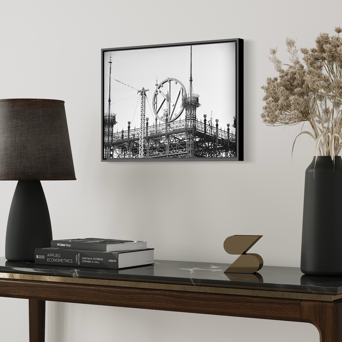 Poster fotografi NK-klockan nordiska kompaniet stockholm