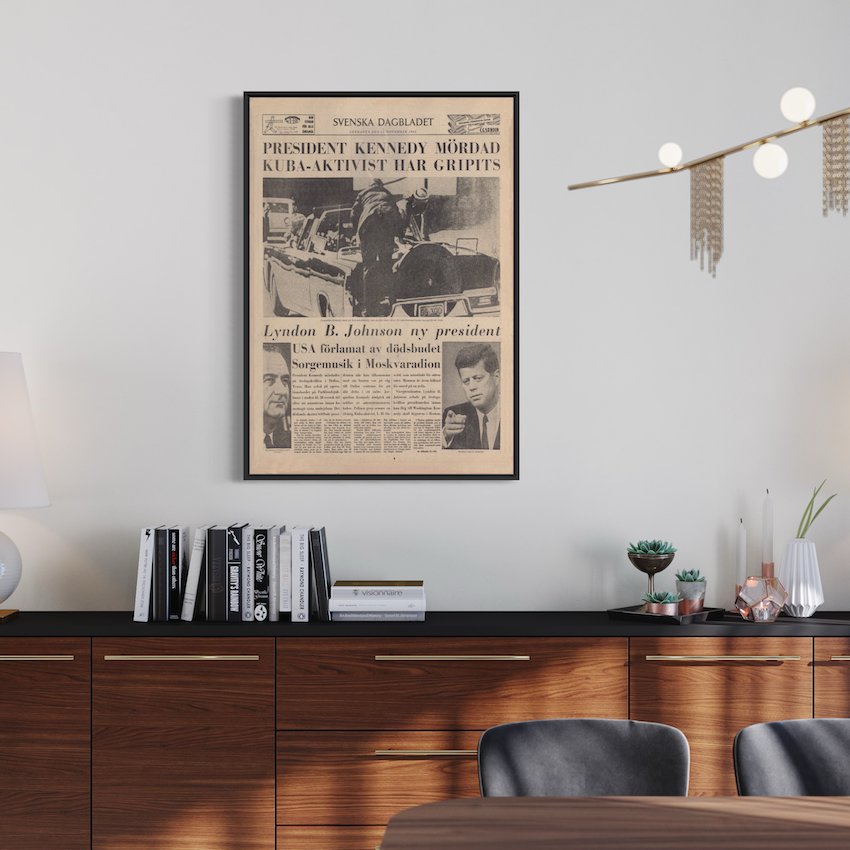 Poster kennedymordet 1963