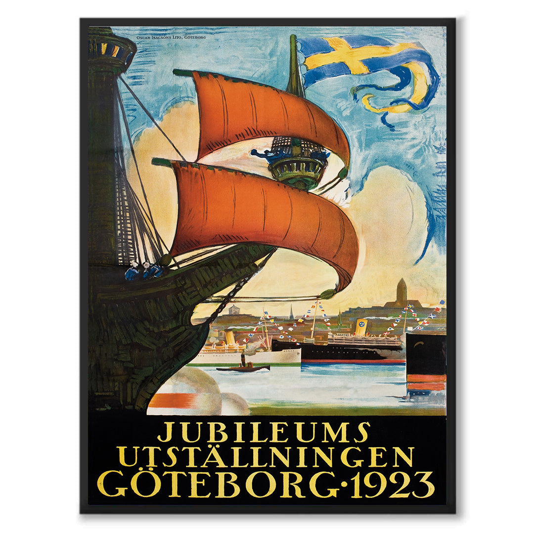 Poster jubileumsutställningen i Göteborg 1923