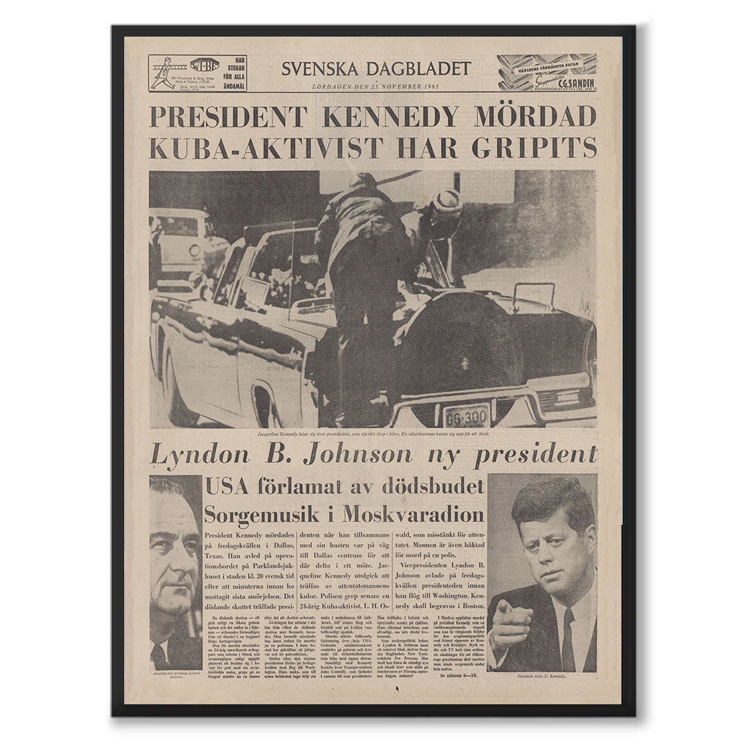 Poster kennedymordet 1963