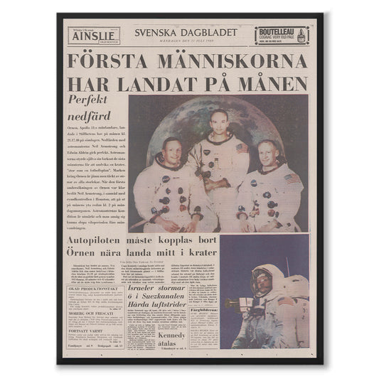Poster månlandningen apollo 1969