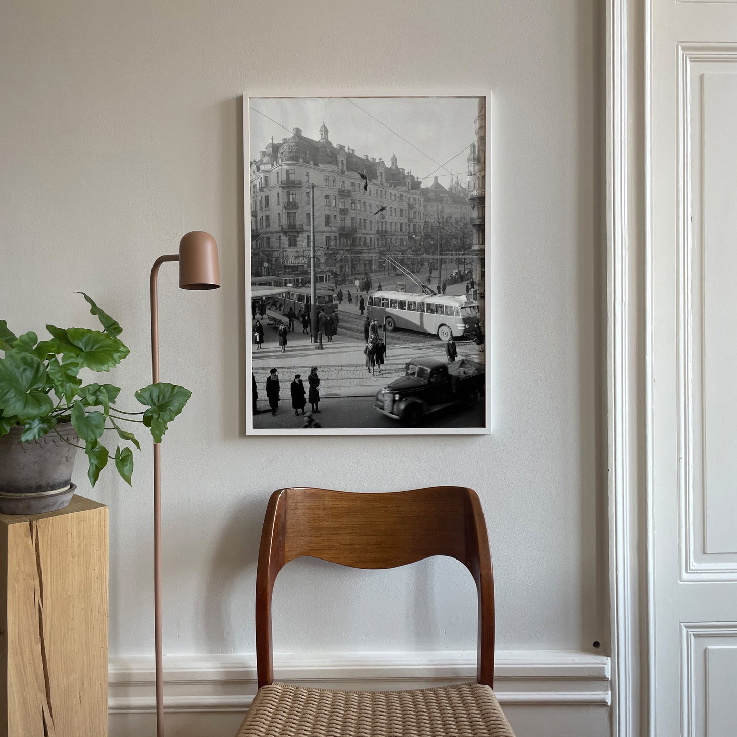 Poster stureplan fotografi stadsliv 1940