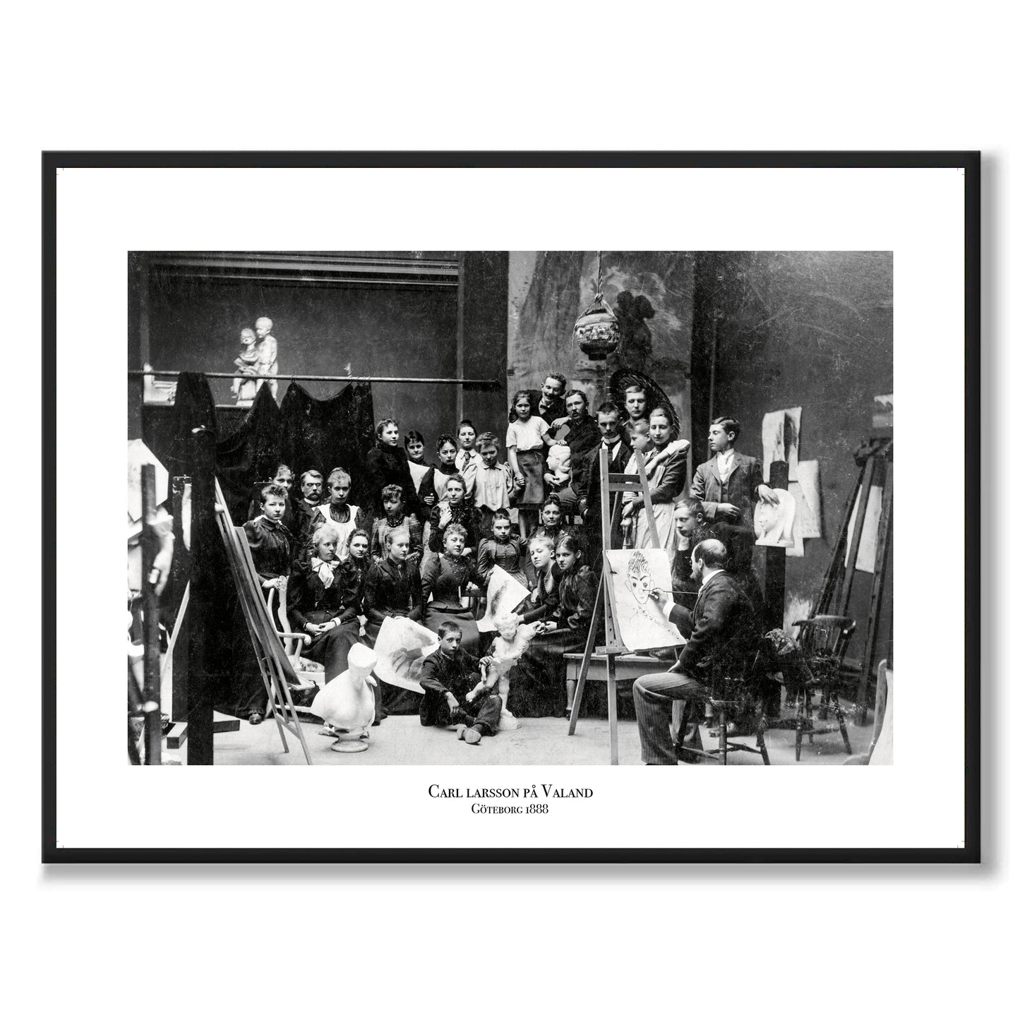 Poster Carl Larsson Valands konstskola Göteborg