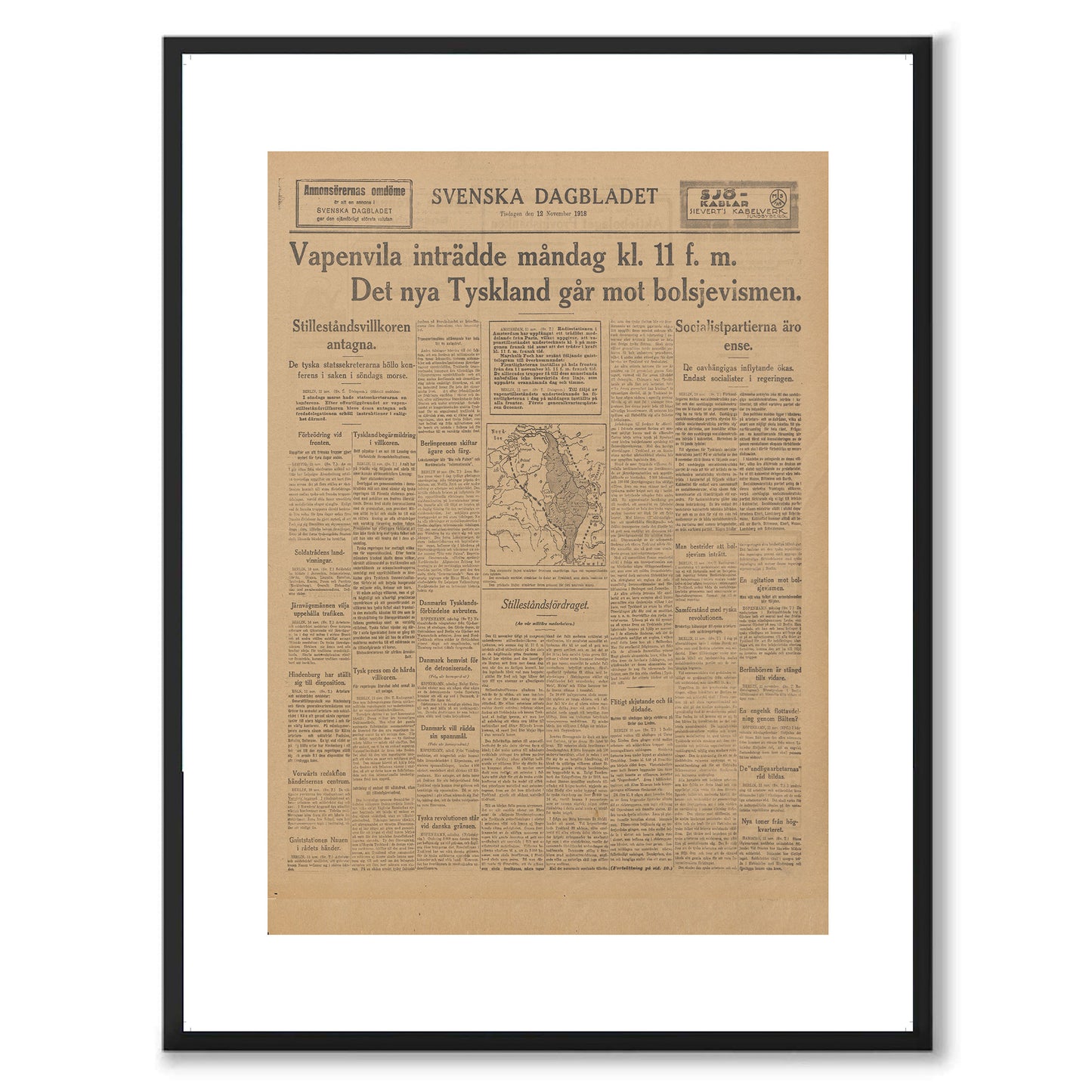 Poster första världskriget slut 1918