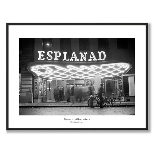 Poster Bio esplanad Karlavägen Stockholm