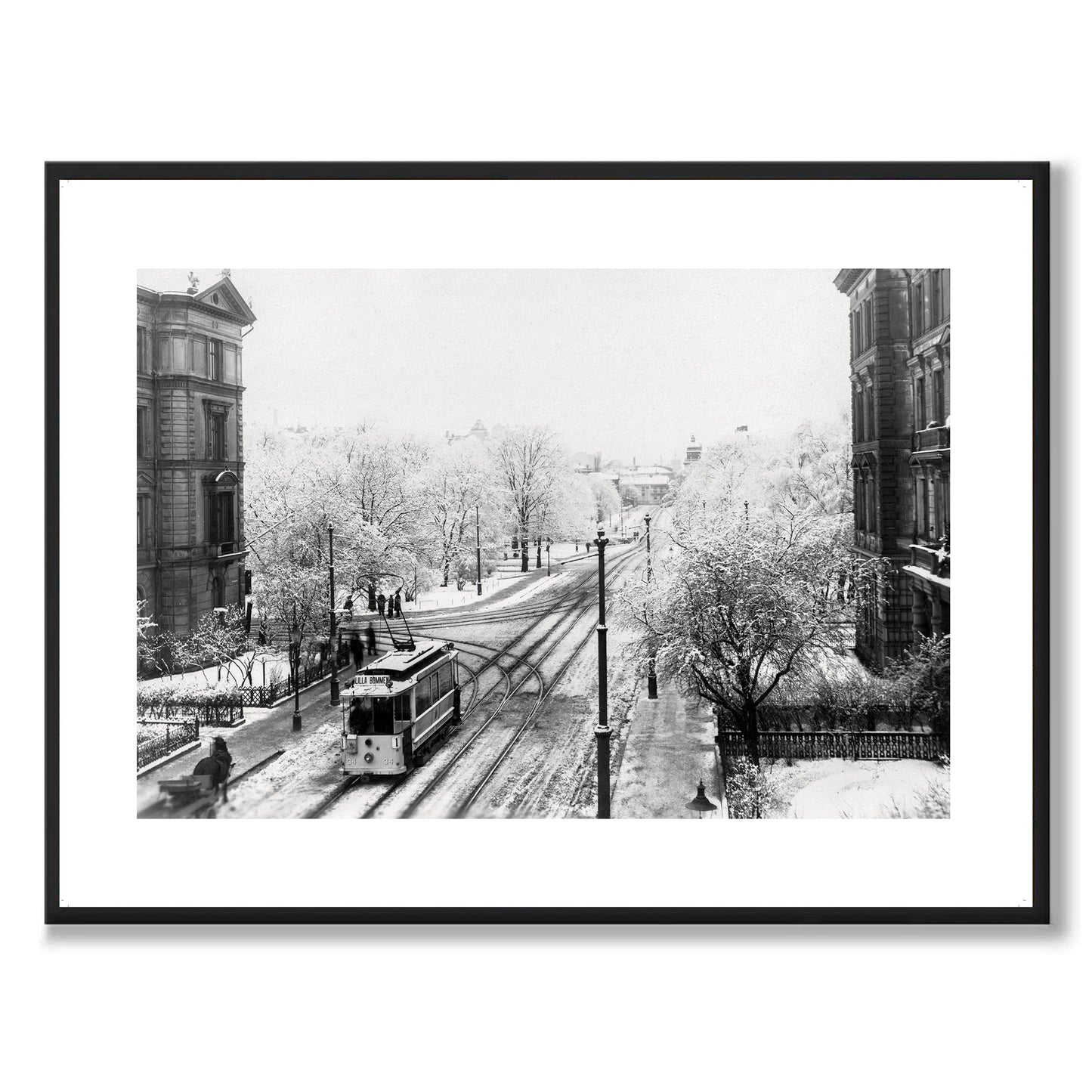 Poster Kungsportsavenyn sekelskifte Göteborg Avenyn
