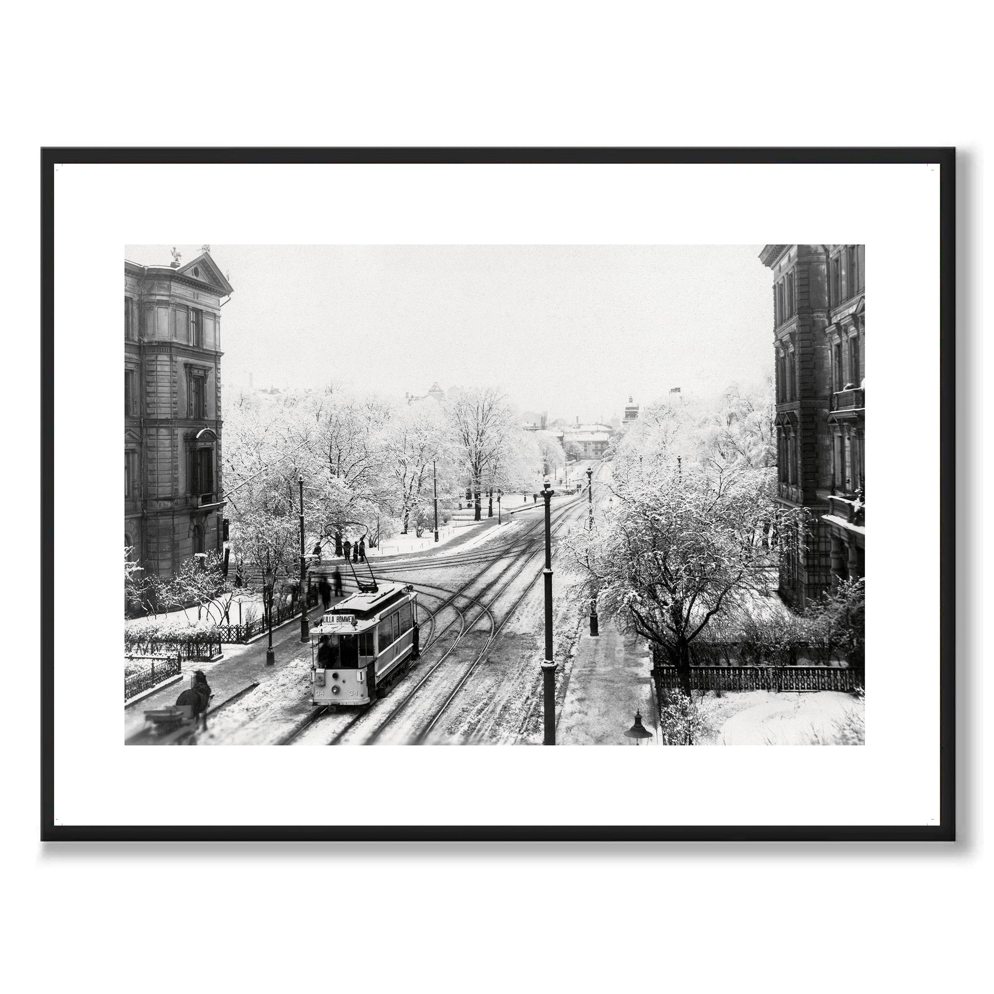 Poster Kungsportsavenyn sekelskifte Göteborg Avenyn