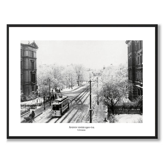 Poster Kungsportsavenyn sekelskifte Göteborg Avenyn