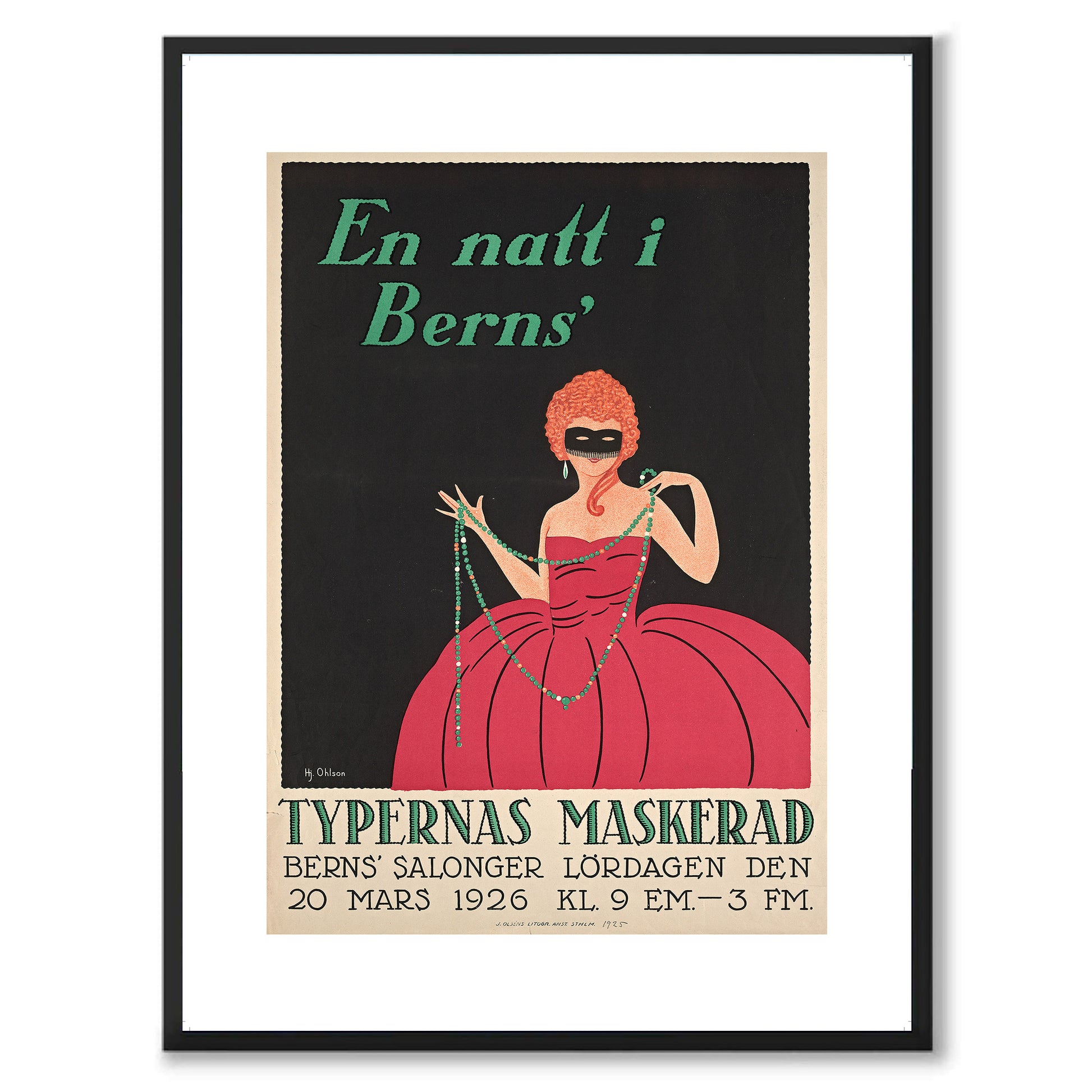 Poster Berns salonger Stockholm