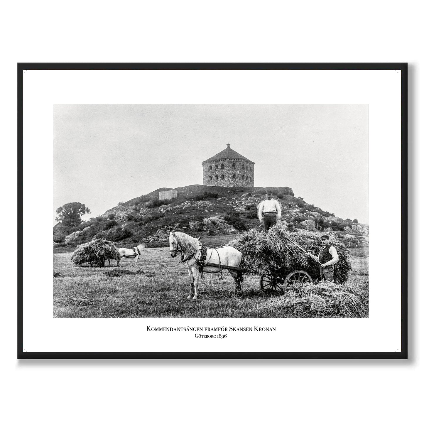 Poster fotografi skansen göteborg 1896 kommendantsängen