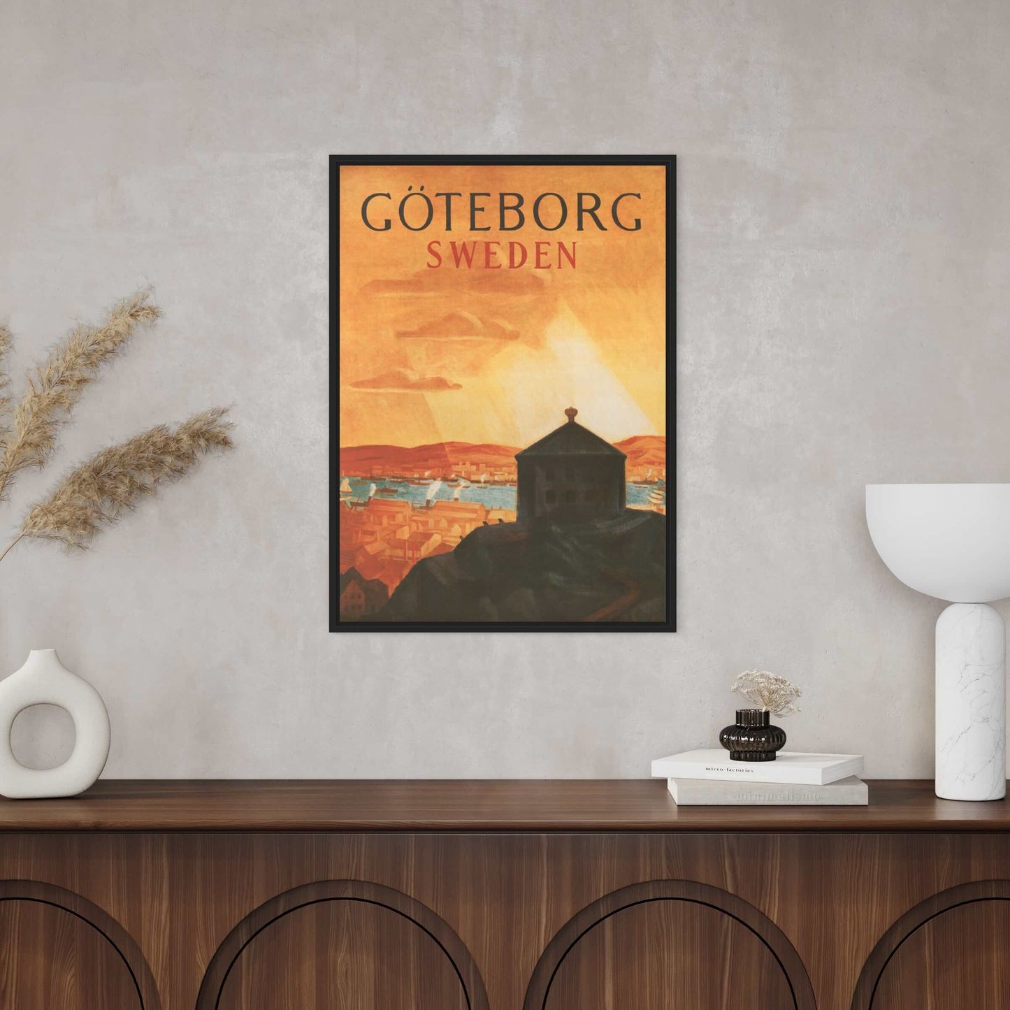 Poster Göteborg Sweden 1920 reklamaffisch