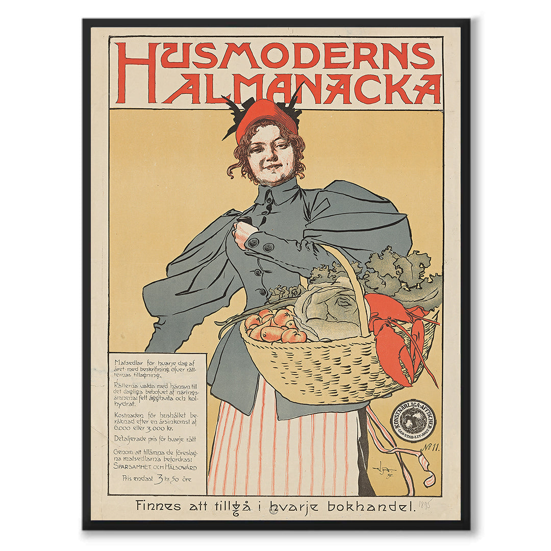 Poster husmoderns almenacka almanacka