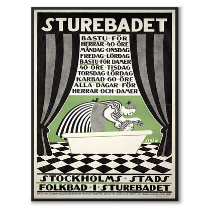 Poster sturebadet stockholm