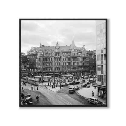 Poster fotografi utsikt mot stureplan stockholm